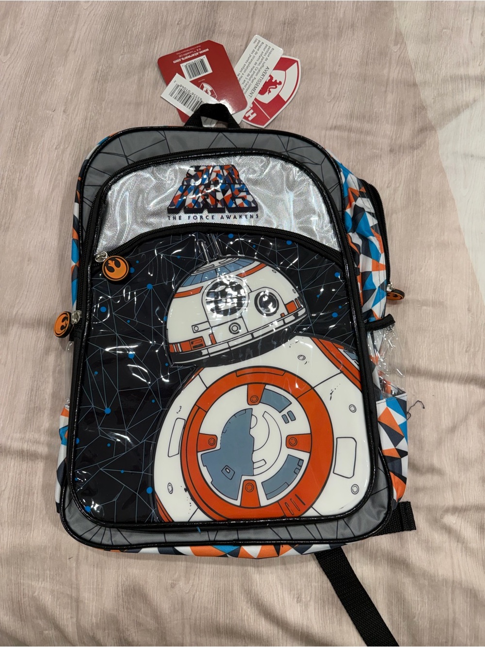 NWT Heys Star Wars Kids BB-8 Backpack - Orange, White, Black